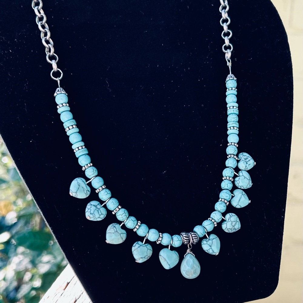 Turquoise Heart Necklace